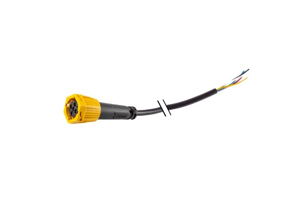 Links | 5-PIN Bajonett-Anschluss | mit 200cm Kabel | V10AC-201B5