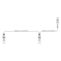 Y-Kabel SuperSeal für Blitzer 1x 2-PIN | 2x 3-PIN