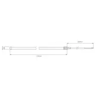 LED Innenbeleuchtung | flexible Streife | 114cm | 12v | kaltweißes Licht | FSL1140W