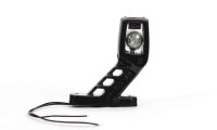 LED Begrenzungsleuchte links rot-weiß-gelb 12-24v 21cm Kabel