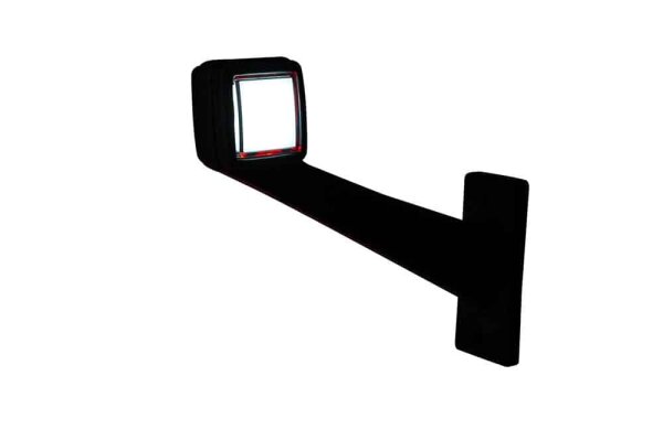 LED Begrenzungsleuchte rechts rot-weiß 12-24v 50cm Kabel