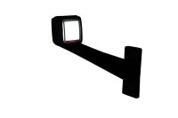 LED Begrenzungsleuchte links rot-weiß 12-24v 50cm Kabel
