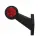Links | LED Begrenzungsleuchte | abgewinkelter Griff | 12-36v | 1,5mm². Stecker | M10BV-321RW