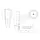 Links | LED Begrenzungsleuchte | abgewinkelter Griff | 12-36v | 1,5mm². Stecker | M10BV-321RW