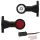LED Begrenzungsleuchte | gerader Stahl | 12-24v | 1,5mm². Stecker | M10BV-220RW