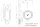 LED Begrenzungsleuchte mit kurzem Griff | 12-24v | 0,75mm². Stecker | M10BV-110RW