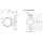 Rechts | LED Begrenzungsleuchte | kurzer Griff | 12-36v | 1.5mm². Stecker | M10BV-922RWA