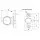 Links | LED Begrenzungsleuchte | kurzer Griff | 12-24v | 1.5mm². Stecker | M10BV-921RWA