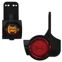 Links | LED Begrenzungsleuchte mit kurzem Griff | 12-24v...