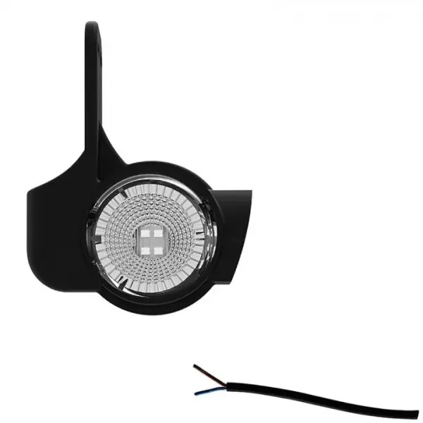 Links | LED Begrenzungsleuchte mit kurzem Griff | 12-24v | 20cm. Kabel | M10BV-801RWA