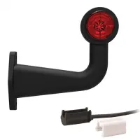 Rechts | LED Begrenzungsleuchte mit abgewinkeltem Griff |...