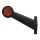 Links | LED Begrenzungsleuchte | abgewinkelter Griff | 12-24v | 1,5mm². Stecker | M10BV-521RW