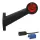 Rechts | LED Begrenzungsleuchte | abgewinkelter Griff | 12-36v | 0,75mm². Stecker | M10BV-512RW