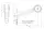 Links | LED Begrenzungsleuchte | abgewinkelter Griff | 12-24v | 0,75mm². Stecker | M10BV-511RW
