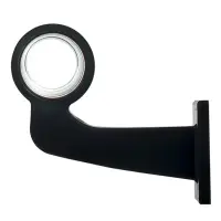 Rechts | LED Begrenzungsleuchte abgewinkelter Griff | mattierte Linse | 12-24v | MB-1022RW