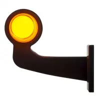 rechts | LED Begrenzungsleuchte | abgewinkelter Griff | mattierte Linse | 12-24v | MB-1022RA