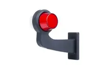 links | LED Begrenzungsleuchte | abgewinkelter Griff & mattierte Linse | 12-24v | MB-1021RW