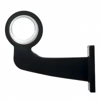links | LED Begrenzungsleuchte | abgewinkelter Griff & mattierte Linse | 12-24v | MB-1021RW
