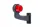 links | LED Begrenzungsleuchte | abgewinkelter Griff & mattierte Linse | 12-24v | MB-1021RW