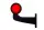 links | LED Begrenzungsleuchte | abgewinkelter Griff & mattierte Linse | 12-24v | MB-1021RW