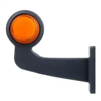 links | LED Begrenzungsleuchte | abgewinkelter Griff & mattierte Linse | 12-24v | MB-1021RA