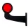 links | LED Begrenzungsleuchte | abgewinkelter Griff & mattierte Linse | 12-24v | MB-1021RA