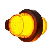 LED Begrenzungsleuchte gelb | kurzer Griff | mattierte...
