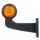 LED Begrenzungsleuchte gelb | abgewinkelter Griff | klare Linse | 12-24v | MB-1013A