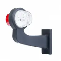 rechts | LED Begrenzungsleuchte | abgewinkelter Griff | klare Linse | 12-24v | MB-1012RW