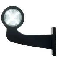 rechts | LED Begrenzungsleuchte | abgewinkelter Griff | klare Linse | 12-24v | MB-1012RW