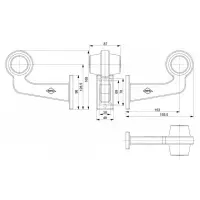 links| LED Begrenzungsleuchte | abgewinkelter Griff | helle Linse | 12-24v | MB-1011RA