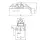 LED Begrenzungsleuchte kompakt | 12-36v | 50cm. Kabel | MB-1590RWA