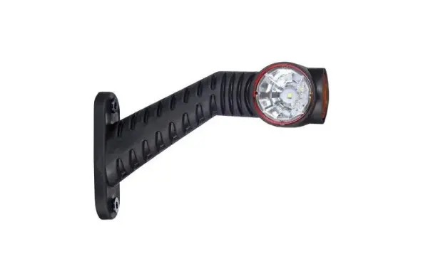 Links | LED Begrenzungsleuchte | rot-weiß-gelb | 12-24v | 50cm. Kabel | MB-4891RWA