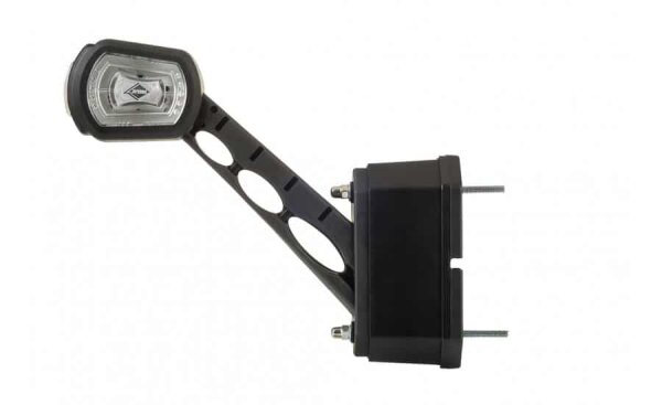 LED Begrenzungsleuchte rechts mit Alarm rot-weiß-gelb 12-24v | MBA-2762RWA