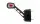 LED Begrenzungsleuchte links mit Alarm rot-weiß-gelb 12-24v | MBA-2761RWA