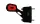 LED Begrenzungsleuchte links mit Alarm rot-weiß-gelb 12-24v | MBA-2731RWA
