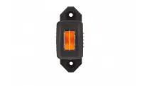 LED Begrenzungsleuchte rechts mit Alarm rot-weiß-gelb 12-24v | MBA-2702RWA