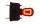 LED Begrenzungsleuchte rechts mit Alarm rot-weiß-gelb 12-24v | MBA-2702RWA