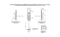 LED Begrenzungsleuchte links rot-weiß 12-24v 50cm...