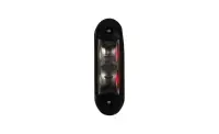 LED Begrenzungsleuchte kompakt rot-weiß-gelb 12-24v 50cm Kabel | MB-5300RWA
