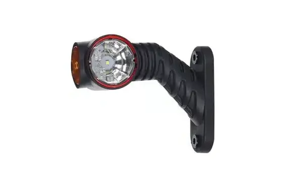 Rechts | LED Begrenzungsleuchte | rot-weiß-gelb | 12-24v | 50cm. Kabel | MB-4862RWA