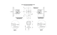 LED Begrenzungsleuchte links rot-weiß 12-24v 40cm...