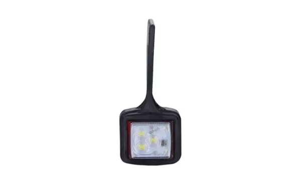 LED Begrenzungsleuchte rechts rot-weiß 12-24v 50cm Kabel | MB-4602RW