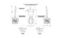 LED Begrenzungsleuchte rechts rot-weiß-gelb 12-24v...