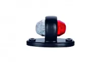 LED Begrenzungsleuchte kompakt rot-weiß 12-24v 50cm...