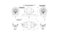 LED Begrenzungsleuchte kompakt rot-weiß 12-24v 50cm Kabel | MB-4200RW