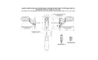 LED Begrenzungsleuchte links rot-weiß-gelb 12-24v...