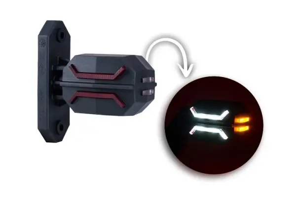 LED Begrenzungsleuchte kompakt 12-24v | MB-6000RWA