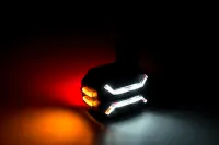 LED Begrenzungsleuchte links, rot-weiß-gelb, 12-24v, 60cm Kabel | MB-6091RWA
