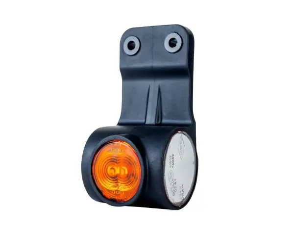 LED Begrenzungsleuchte rechts Neon rot-weiß-gelb 12-24v 60cm Kabel
